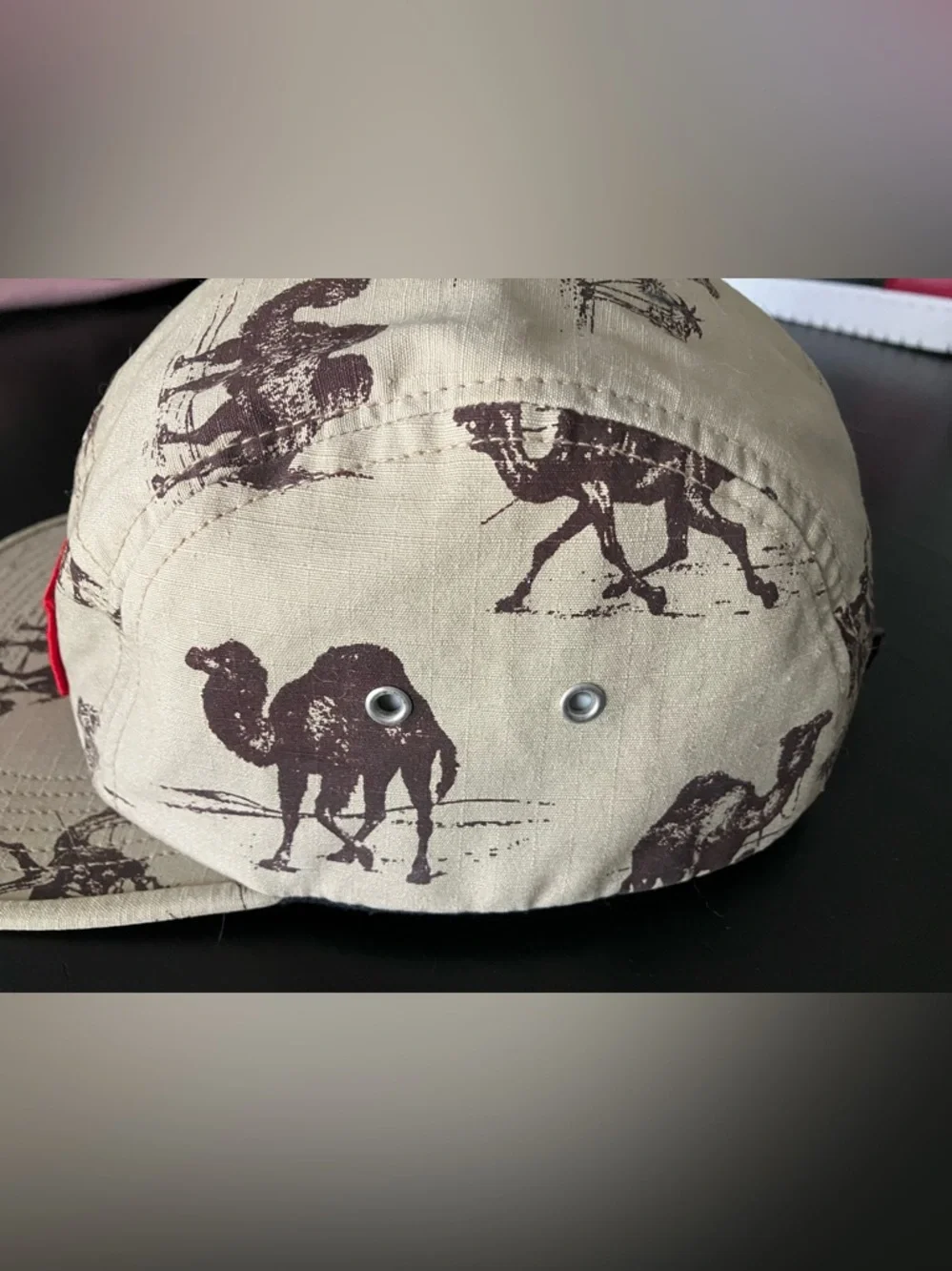 Supreme SS12 Camels Camp Cap Hat Desert Sand Tan RARE 2012 USA Panel Grail Camel - Picture 5 of 11